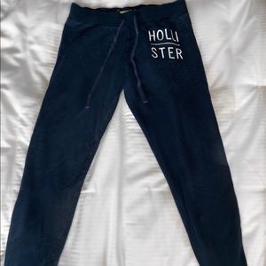 Hollister navy blue sweatpants